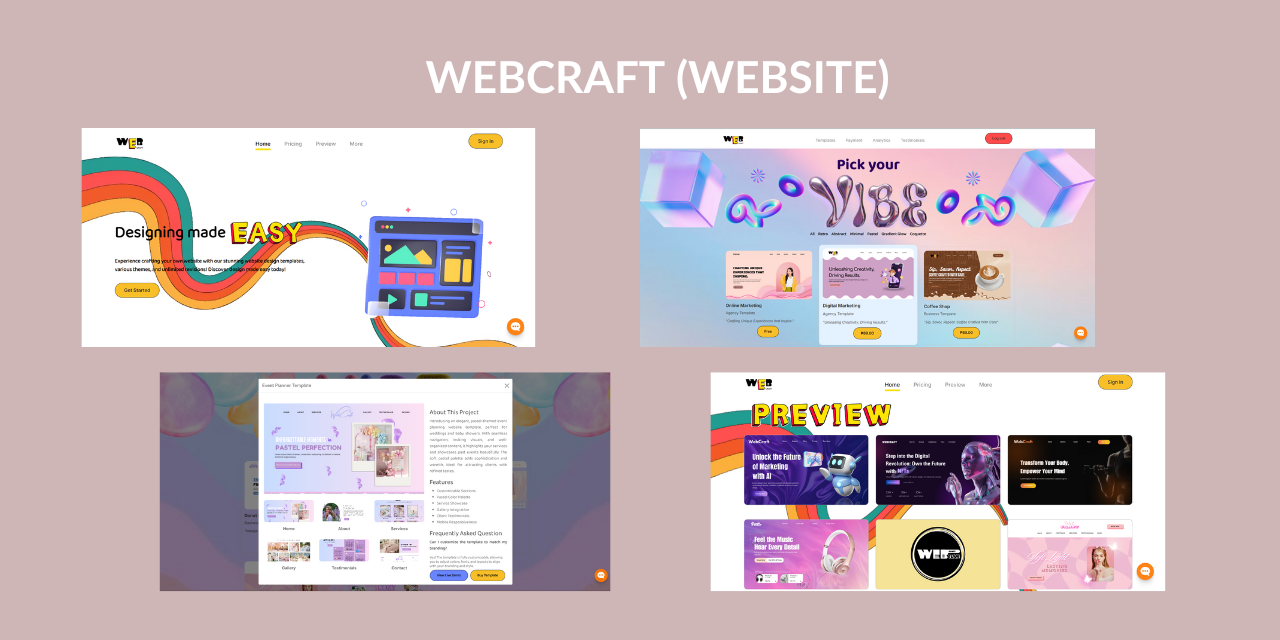 WebCraft Website